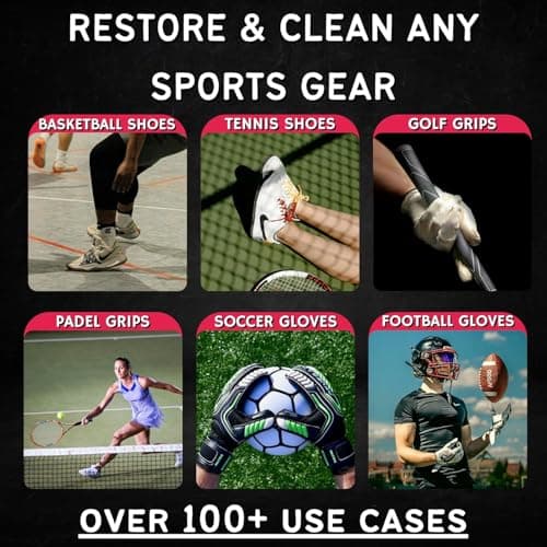 Sincere Gear PowerGrip Multi-Sport Grip Restorer + Cleaner – for Basketball, Football, Soccer & Goalie Gloves, Golf Grips - Thumbnail 4