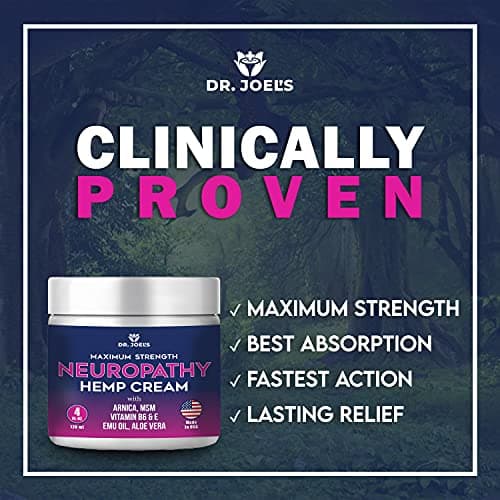 Dr. JOEL'S Neuropathy Nerve Relief Cream - Organic Neuropathy Support Cream for Feet, Hands, Legs and Toes - 4 OZ Value Pack- Made in USA - Thumbnail 2