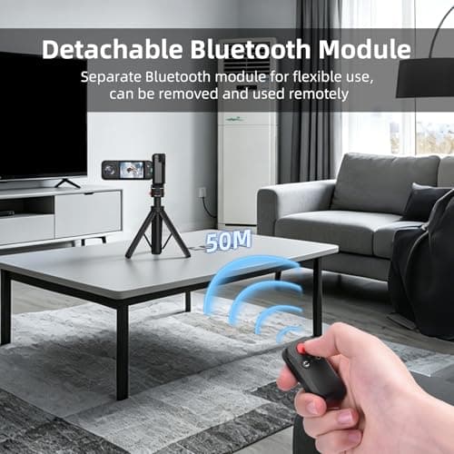 Grip for Insta360 X5, Selfie Stick Photography Handle Grip Quick Release with Wireless Remote for Insta 360 X5 X4 Air Ace Pro 2 Accessories - Thumbnail 4