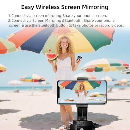 Thrygo Selfie Monitor Screen, Wireless Magnetic Back Camera Monitor with Metal Body, 4K 30fps Recording & Bluetooth for TikTok/Photo/Vlog/Live Stream, Must-Have Fashion Accessory for iPhone & Android - Thumbnail 4