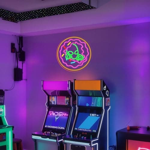 NXYX Tacos Alien Neon Sign for Man Room Decor Mexican Tacos Led Light Sign for Wall Decor Green Alien Neon Signs for Party Bar Club Restaurant Man Cave - Thumbnail 3
