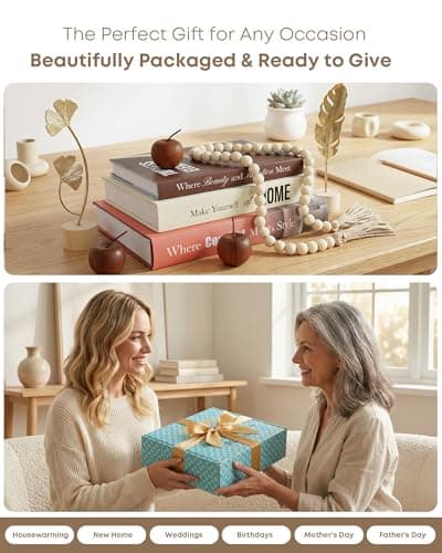 MJQOB Decorative Books for Home Decor & Fake Books for Coffee Table Decor, Complete Aesthetic Set with 3 Faux Books for Decoration & Accents for Neutral Living Room Decoration & Bookshelf Decor - Thumbnail 6