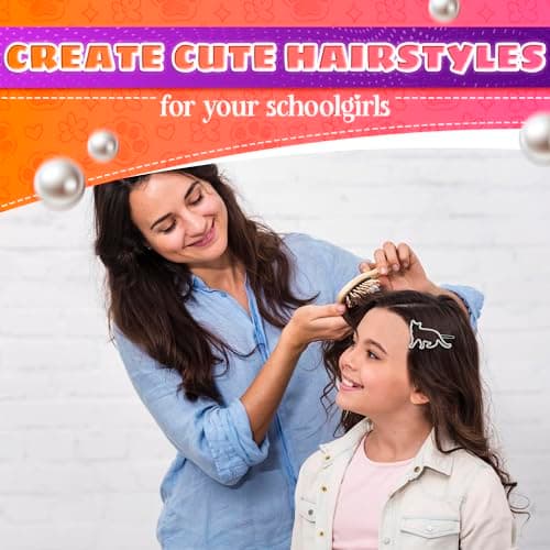 3 PCs Girl Cat Accessories – Cat Hair Clip for Various Hairstyles with Stylish Design – Compact Size Clips Made of Sturdy Metal Alloy for Daily Wearing, Cute Outfits, Parties, and Creative Styling - Thumbnail 5