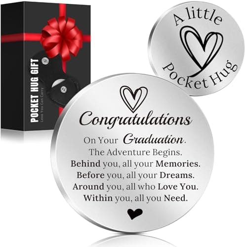 Graduation 2026 Gifts For Him Her - Graduation Keychain, Masters Degree College High School Student Graduate Gifts for Son Daughter Boyfriend Girlfriend - Inspirational Birthday Graduations Gifts - Image 1