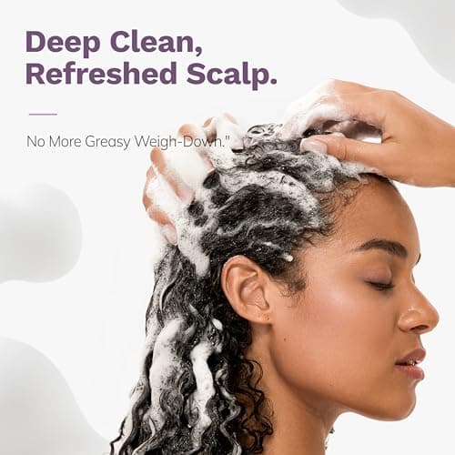 DORPANG Dandruff Shampoo for Oily Hair, Anti Dandruff and Oil Control Treatment Refresh Shampoo, Sulfate Free Daily Scalp Care, 355ml (12 fl oz) Floral Scent - Thumbnail 2