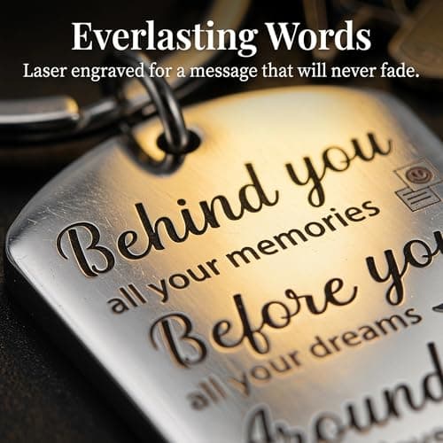 Hyloxs 2026 Graduation Keychain, Bulk Party Favors Souvenir for High School and College Students, Inspirational Gift for Him or Her (Silver-Believe you) - Thumbnail 6