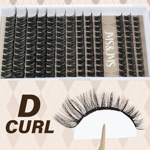 JMS&JMS Lash Clusters Kit Lash Extension Kit with Lash Bond and Seal Eyelash Applictor Lash Extension Kit for Beginner (MISS BELLA-8-18mix) - Thumbnail 6