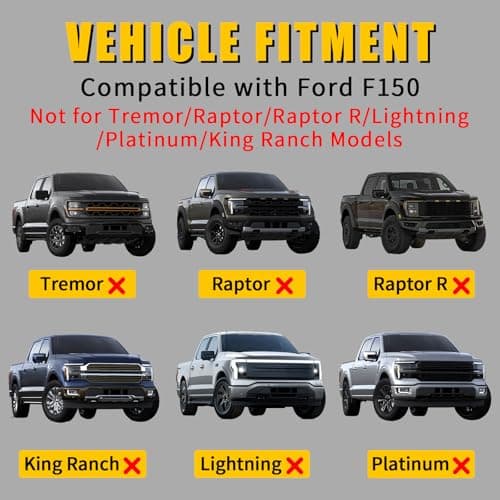 Maxzina TPE Hood Protector Compatible with 2021-2025 2026 Ford F150 XL/STX/XLT/Lariat Hood Shield TPE Bug Deflector Bug Guard for 2024 Ford F-150 Accessories - Thumbnail 2