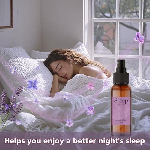 SCENTORINI Sleep Spray, 10.14 oz Calming Lavender Spray for Sleep, Lavender Essential Oil, 4 Pack Relaxing Aromatherapy Mist for Bedding Fabric, Room Spray Odor Deodorizer - Thumbnail 4