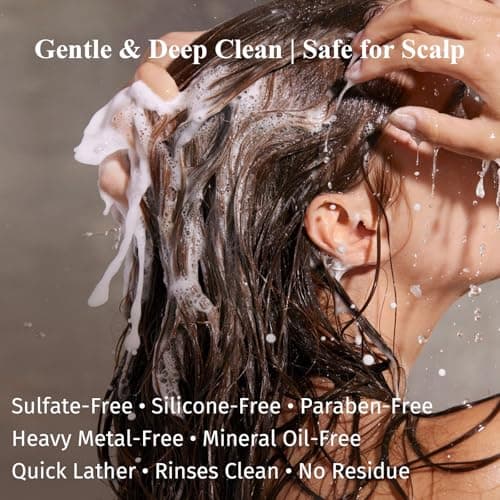 Dear Irean Shampoo and Conditioner Set, Anti Dandruff Oil Control Repair Shampoo and Conditioner, Sulfate Free with Argan Oil for Women, Hair Gloss Treatment for Oily, Dry, Damaged, Curly Hair 30.4 Oz - Thumbnail 6