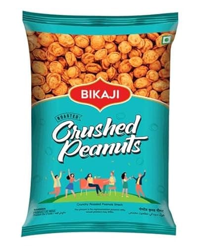 Bikaji Roasted Crushed Peanuts 400g |Indian Snacks, Crunchy Indian Namkeen Snack | Traditional Roasted Peanut Crumbles | Perfect for Tea Time, Parties & On-the-Go Munching - Image 1