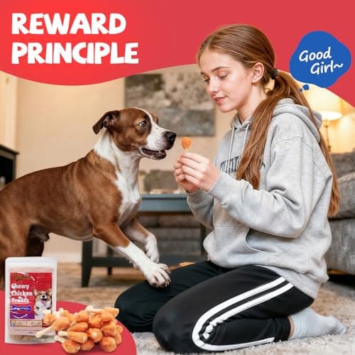 PawFuel Dog Treats Chicken-Wrapped Calcium Bone Chew, Rich in Taurine, Suitable for Small, Medium, Large Dogs. Clean Teeth Freshen Breath. Use Training Reward Each Pack Contains 10.58 Ounces. - Thumbnail 6