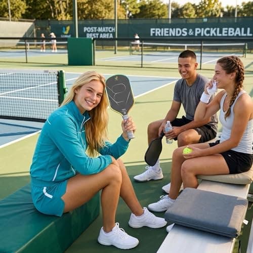 UNILEAF Pickleball Paddle, Power Gen 4 FullFoam Core Tech, T800 Raw Carbon Fiber, Increases Spin & Dwell, Oversized Sweet Spot, Integrated Thermoforming Technology, Ideal for Advanced Players - Thumbnail 2