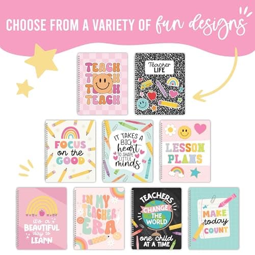 Hadley Designs Teacher Planner 2026-2027 Academic Year - Undated Teacher Lesson Planner Book for Teachers, Homeschool Planners 2026-2027, First Year Teachers Must Haves, Back to School Teaching Gifts - Thumbnail 3