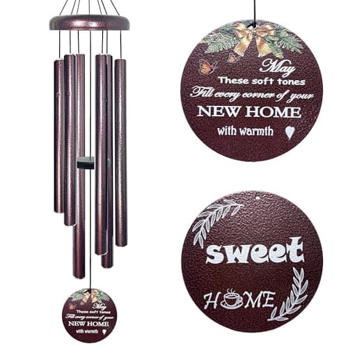 Housewarming Gifts Wind Chimes for Outside - Wind Spinner Outdoor with Harmony Tone, House Warming Gift for Friends Couple New Homeowner, Funny Decor for Garden, Patios and Backyard - Image 1