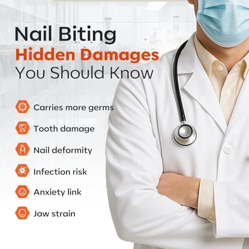 modelones Nail Biting Prevention for Kids Quick Dry Nail Biting Pen Thumb Sucking Deterrent Bitter No Bite Nail Polish for Nail Care Stop Biting Nails 0.48 fl oz - Thumbnail 3