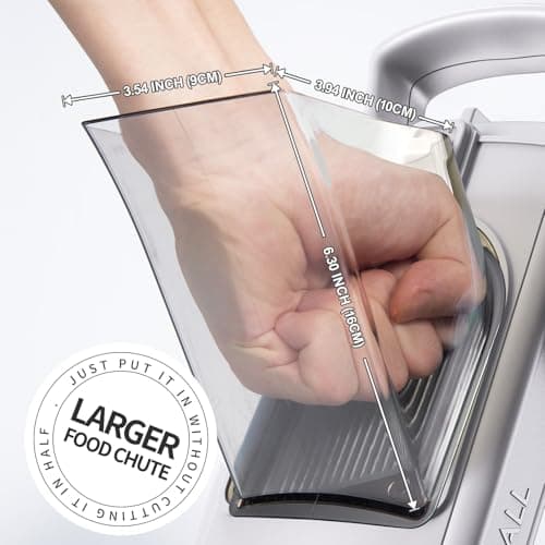 Jonscook All-in-1 Upgraded Safe Mandoline Slicer for Kitchen, with Handheld Spiralizer, Food Chopper with Container, Thickness Adjustable Vegetable Chopper, Potato French Fry Cutter (High-grade Gray) - Thumbnail 5