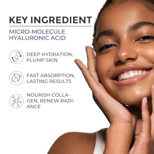 SKINERSE Moisturizing Barrier Serum, 4D Hyaluronic Acid Serum for Face with Vitamin B5 and Ceramides, Anti-Aging Hydrating, Plump and Repair Dry Skin, Daily Skin Care Treatment 1oz - Thumbnail 2