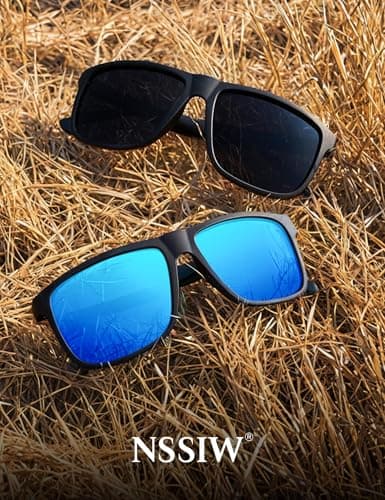 NSSIW Sunglasses-Men Polarized Mens-Sunglasses: Classic Sun Glasses with UV400 Protection for Driving Fishing Golf - Thumbnail 5
