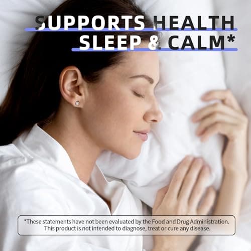 iMATCHME Magnesium Glycinate 850mg Capsules with L-Theanine, Chamomile & GABA for Sleep, Calmness, Muscle, Bone Health & Immune Support, Magnesium for Women and Men, Vegan, High-Absorption, 60 Count - Thumbnail 3