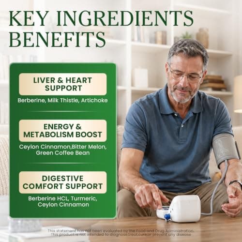 B BEWORTHS Berberine HCL Supplement with Ceylon Cinnamon - Berberine Phytosome Liquid Drops with Turmeric, Ceylon Cinnamon, Bitter Melon, Milk Thistle, Berberine Supplement for Digestion Support - Thumbnail 3