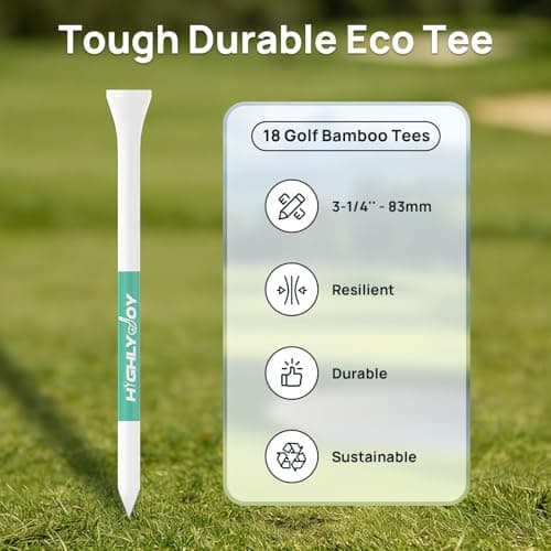 HighlyJoy Funny Golf Tees - Golf Accessories for Men - Funny Golf Gifts for Dads & Boyfriend - 18 Pack Premium Golf Tees 3 1/4''- Golf Gag Gift - Thumbnail 5