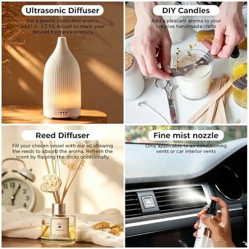 Gihen Hotel Diffuser Oil Refill Inspired by The Ritz-Carlton Hotel - 250 ml 8.45 fl oz -Aromatherapy Essential Oil- Lemon, Lavender & Wood Notes- Ideal for Ultrasonic and Waterless Diffusers - Thumbnail 6