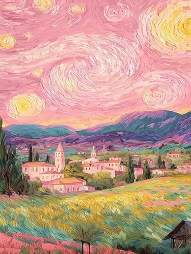 Ekuxom Starry Sky Diamond Art Kits for Adults-5D Diamond Painting Kits for Adults Beginners-DIY Full Round Drill Diamonds Gem Art Set for Home Wall Decor12x16 Inch - Image 1