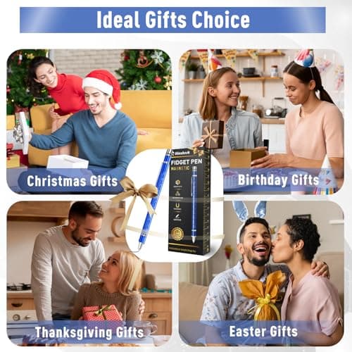 Gifts for Teens Fidget Pen, 2026 College Graduation Gift for Her Him Teens, Anniversary Birthday Gift for Men Him Husband, Father Day Gifts from Wife Daughter, Multifunction Pen for Cool Stuff Gadgets - Thumbnail 5
