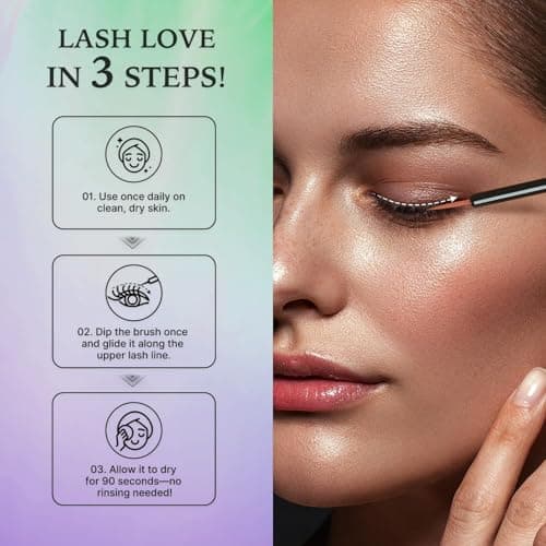 VieBeauti Eyelash Serum for Daily Lash Care, Gentle PGA-Free Lash Conditioning Serum to Support Healthier Looking Lashes, Vegan & Cruelty-Free - Thumbnail 6