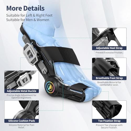 Kutain Upgraded Bunion Corrector for Women and Men, Orthopedic Bunions Correction with Non Slip Big Toe Straightener, Adjustable Bunion Splint Suitable for Left/Right Feet Pain Relief (1PCS) - Thumbnail 3