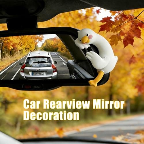 JOZRTOR Funny Resin Desk Goose Decor 4 PCS, Mini Cute Goose Figurines for Computer Monitor, Car Dashboard and Rearview Mirror, Office Desk, Photo Frame Decorations Accessories & Housewarming Gifts - Thumbnail 2