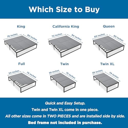 Meliusly Heavy Duty 10mm Bunkie Board Full Size (54x75'') Patent Pending Low Profile Bed Board Design - Breathable, Noise Minimizing, Moisture Resistant Bunkieboards, Low Profile Bed Support - Thumbnail 4