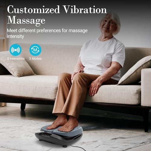 CuPiLo Foot Massager for Neuropathy FSA Eligible HSA, Adjustable Vibration Foot Massager with Heat & Remote Control, Electric Feet Massager for Legs Circulation, Plantar Fasciitis Pain, Stress Relief - Thumbnail 3
