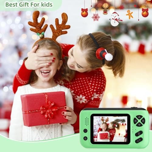 Makolle Kids Camera, Birthday Gifts for Boys and Girls Age 3-8, Green - Thumbnail 5