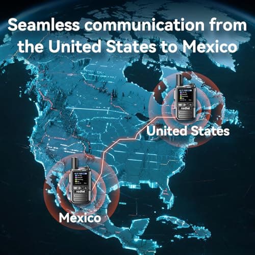 Radtel P8 PoC Radio (Push-to-Talk Over Cellular), Unlimited Range Nationwide Handheld Walkie Talkies, Rechargeable Two-Way Radios Long Distance GXIN Ham Radio (2 Pack with 2 SIM) - Thumbnail 3