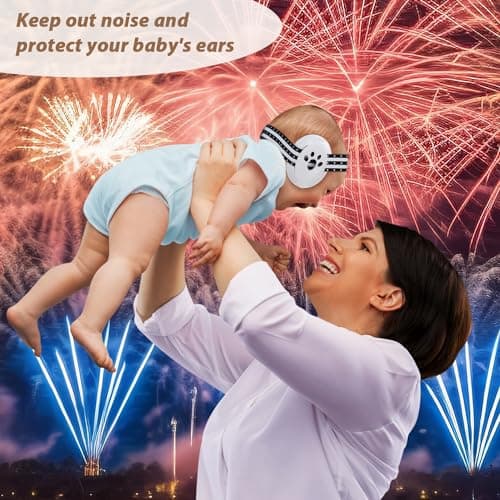 Laudexua Baby Ear Protection, Noise Cancelling Headphones for Babies and Toddlers Up to 36 Months - Thumbnail 4