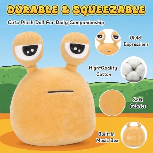 Dalycro Virtual Pet Plush with Sound – Funny Interactive Game Plush Toy for Adults Perfect Birthday for Fans Collectors (Game Pet) - Thumbnail 3