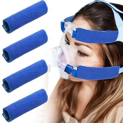 4-Pack CPAP Strap Covers - Breathable CPAP Pads for Most CPAP Headgear Straps Can Reduce the Tracks on the Face by CPAP Strap Cushions Pads Made of Soft Fabric - Image 1