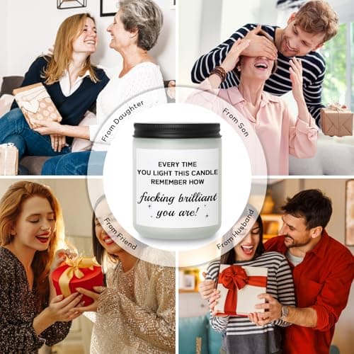 Funny Mothers Day Gifts for Mom from Daughter Son, Unique Mother's Day Presents for Wife from Husband, Gifts for Mom Friends Coworkers Gift Ideas, Encouragement Birthday Gift for Women, Candles - Thumbnail 3