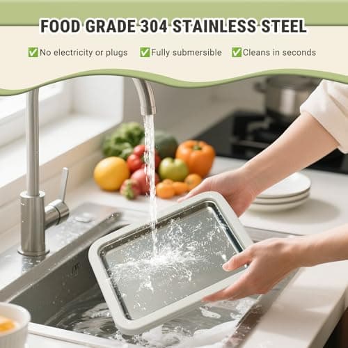 Rolled Ice Cream Maker with Lid and 2 Spatulas, At-Home DIY Instant Rolled Ice Cream Tray for Soft Serve, Slushies, Frozen Yogurt, Sashimi Plate, for Fun Family Activities, DIY Parent-Child Time - Thumbnail 6