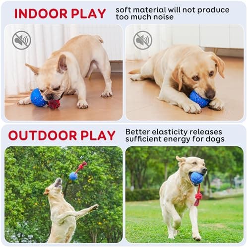 Moseyuh Interactive Dog Toy Motion Activated Pet Toys for Dogs, Safe E-TPU Material, Waterproof and Rechargeable, Durable Dog Toys for Medium and Large Dogs - Thumbnail 6