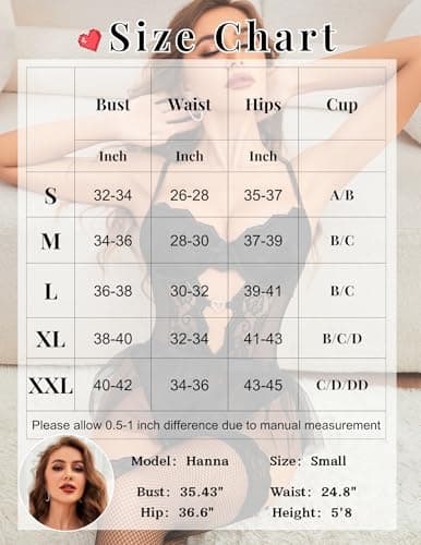 Tidouk Women's lingerie Sets Sexy Lace Lingerie Bodysuit with Detachable Mesh Mini Skirt Garter Lingerie Set（Black,Medium - Thumbnail 6