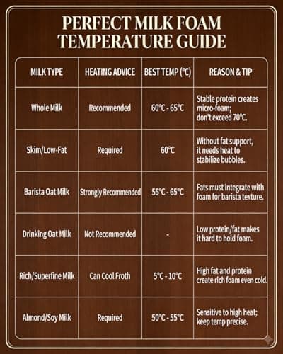 Milk Frother Handheld, Low Noise Rechargeable Frother Wand with Stand, Stainless Steel Shaft for Stability Stirrers Electric, Anti-Accidental Start Design, Coffee Mixer with 2 Double Coil Whisks - Thumbnail 6