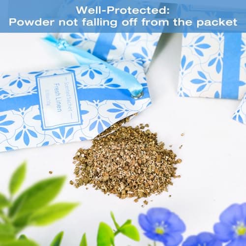 SCENTORINI Scented Sachets for Drawers and Closets, Linen Scent 14 Pack, Long-Lasting Home Fragrance Sachets Bags Wardrobe Freshener for Dresser, Closets, Clothes Storage, Suitcases - Thumbnail 4