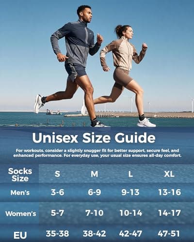 Hephatania Coolmax Performance Ankle Running Socks 3 Pairs Cushion Padded Breathable Athletic Socks for Men Women - Thumbnail 6