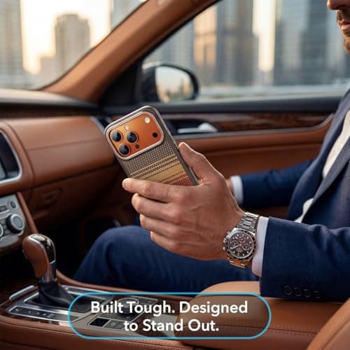 Maledan for iPhone 17 Pro Case - Ultra Slim Case for iPhone 17 Pro with Caseless Feel[Camera Control][Fit for Magsafe]Shockproof Magnetic iPhone 17Pro Phone Case, TPU & 1500D Aramid Carbon Fiber Woven - Thumbnail 5