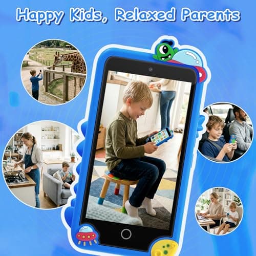Kids Smart Phone 3.97" Touchscreen, Dual Camera Learning Toy for Ages 3-12 - Thumbnail 6