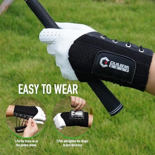 GAIARENA Golf Training Aid Wrist Hinge Trainer Brace, Effective Golf Swing Training Aids, Correct Wrist Angle Swing Posture & Develop Muscle Memory for Beginner (Left Handed Golfers)【Patent Pending】 - Thumbnail 5