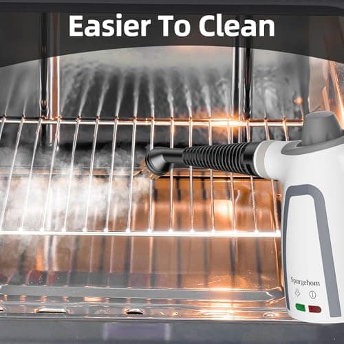 Spurgehom High-Pressure Steam Cleaner 1050W Fast Heating, 11-in-1 Multi-Surface Steamer with Safety Lock & 8 Accessories – Dirty-Free for Floors, Windows, Cars - Thumbnail 5
